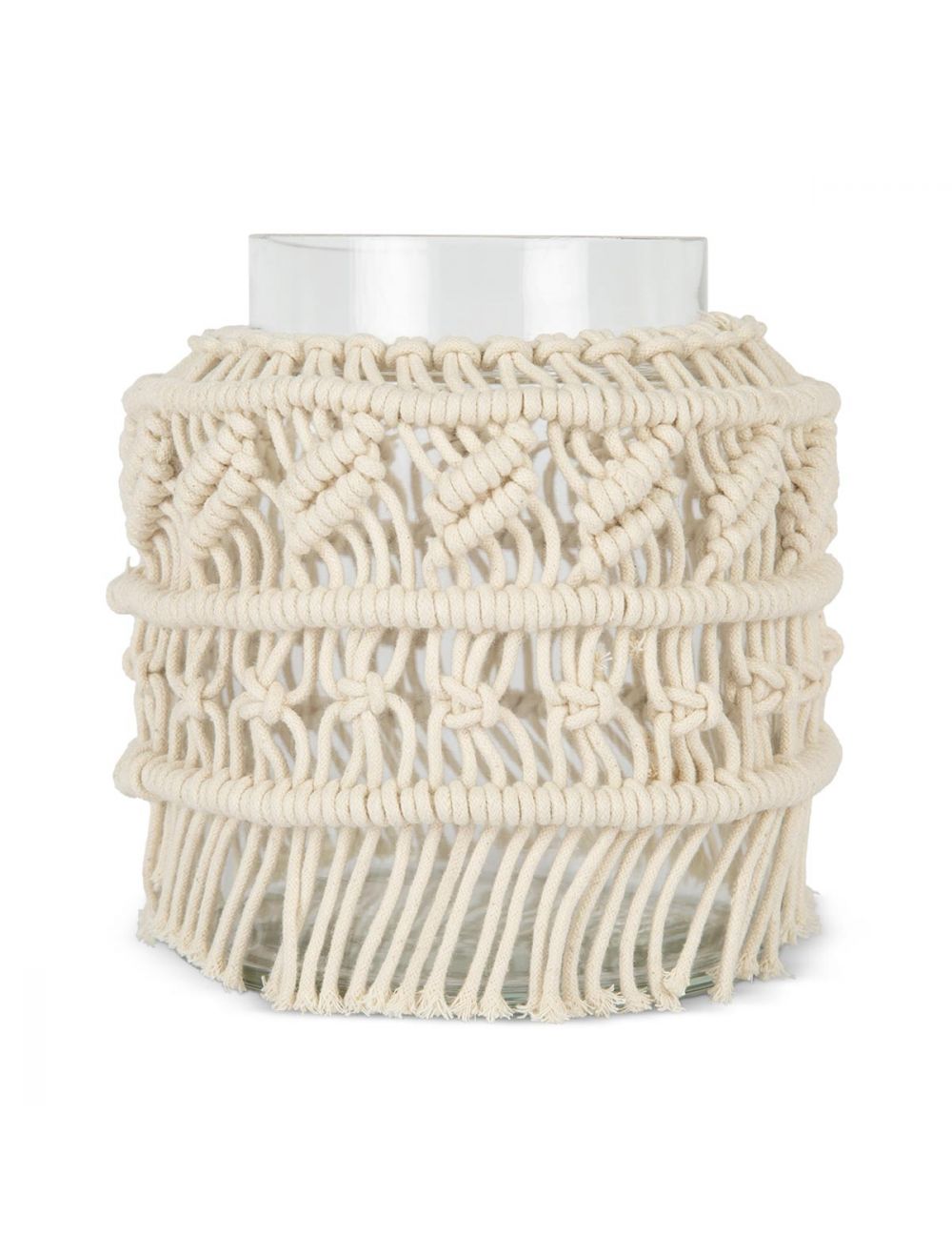 Macrame Jar Leaf